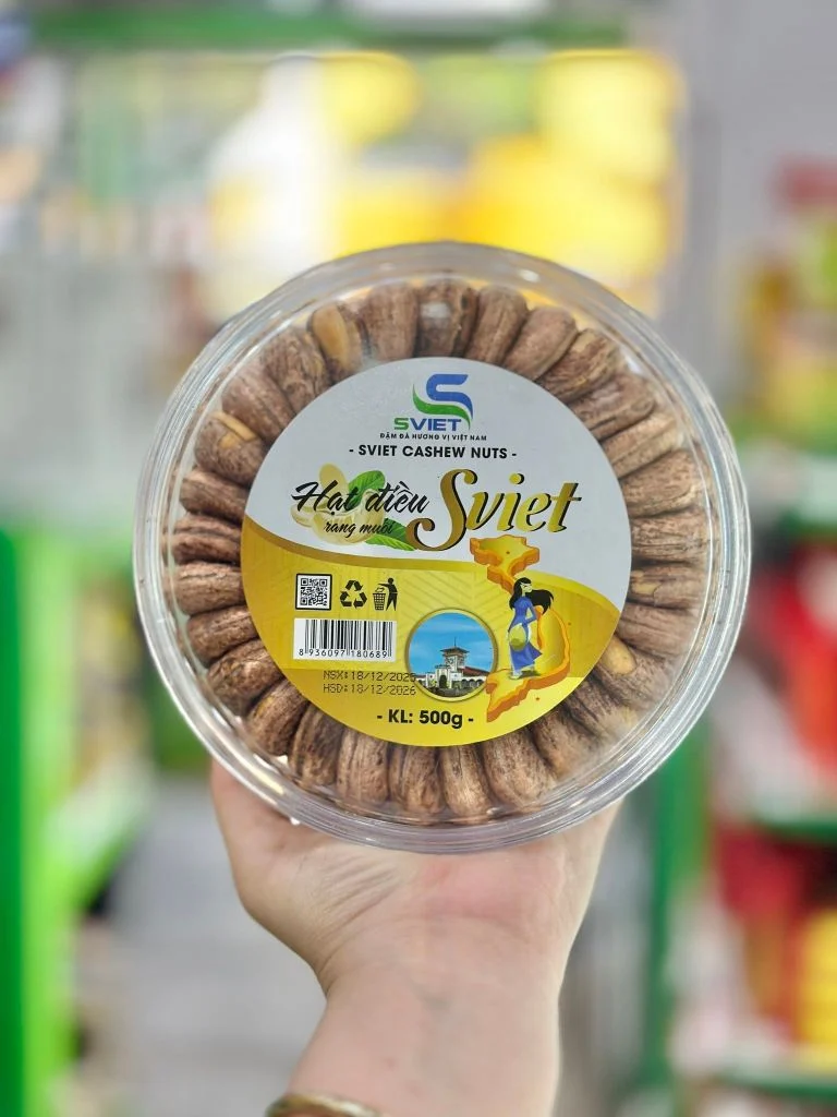 Hạt Điều Rang Muối Sviet - Hộp 500g - Ảnh 2