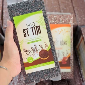 Alternative view of Gạo ST Tím Nông Sản Hậu Giang - 1kg