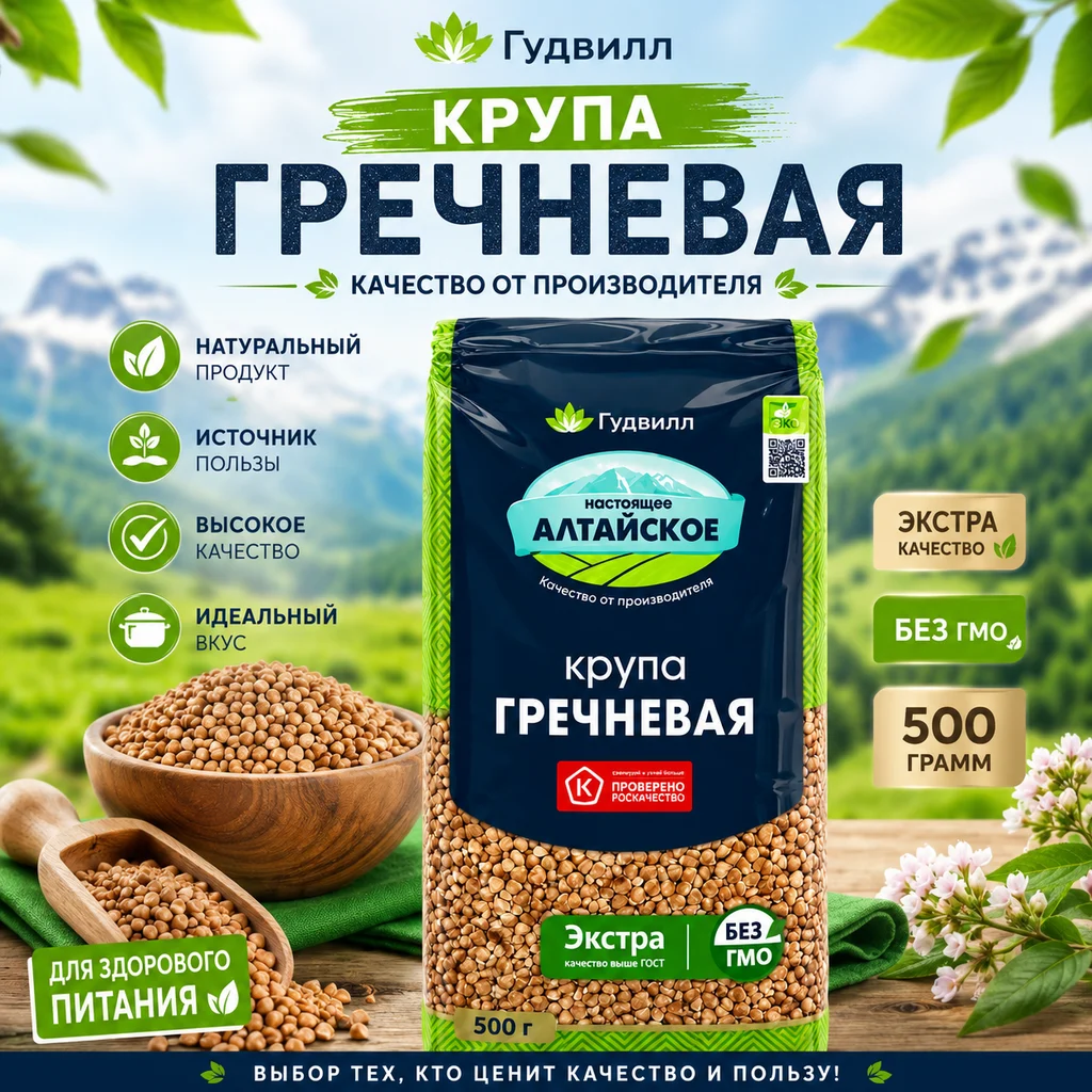 Hạt Kiều Mạch Good Will Nga - 800g - Ảnh 4
