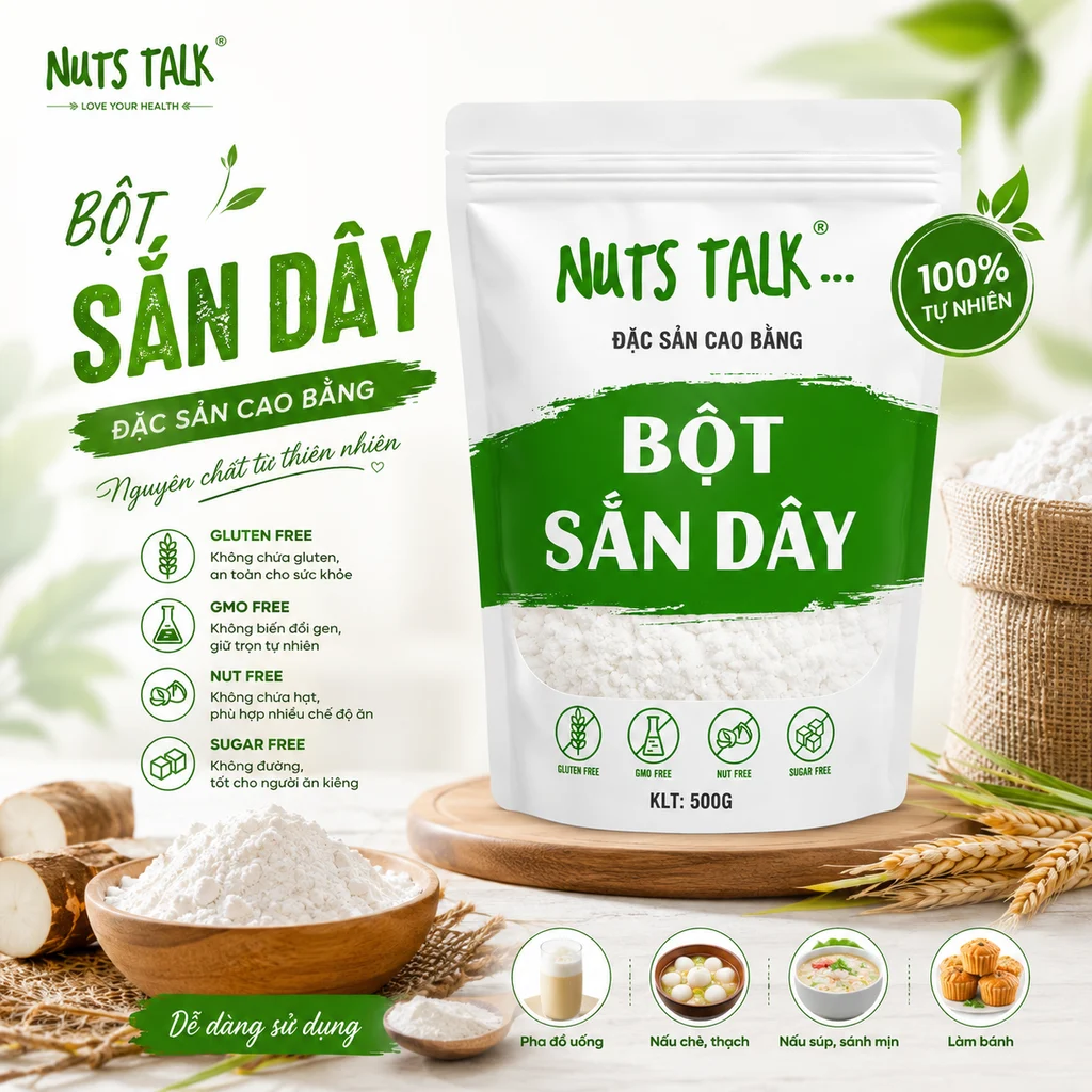 Bột Sắn Dây Nuts Talk - 500gr - Ảnh 7
